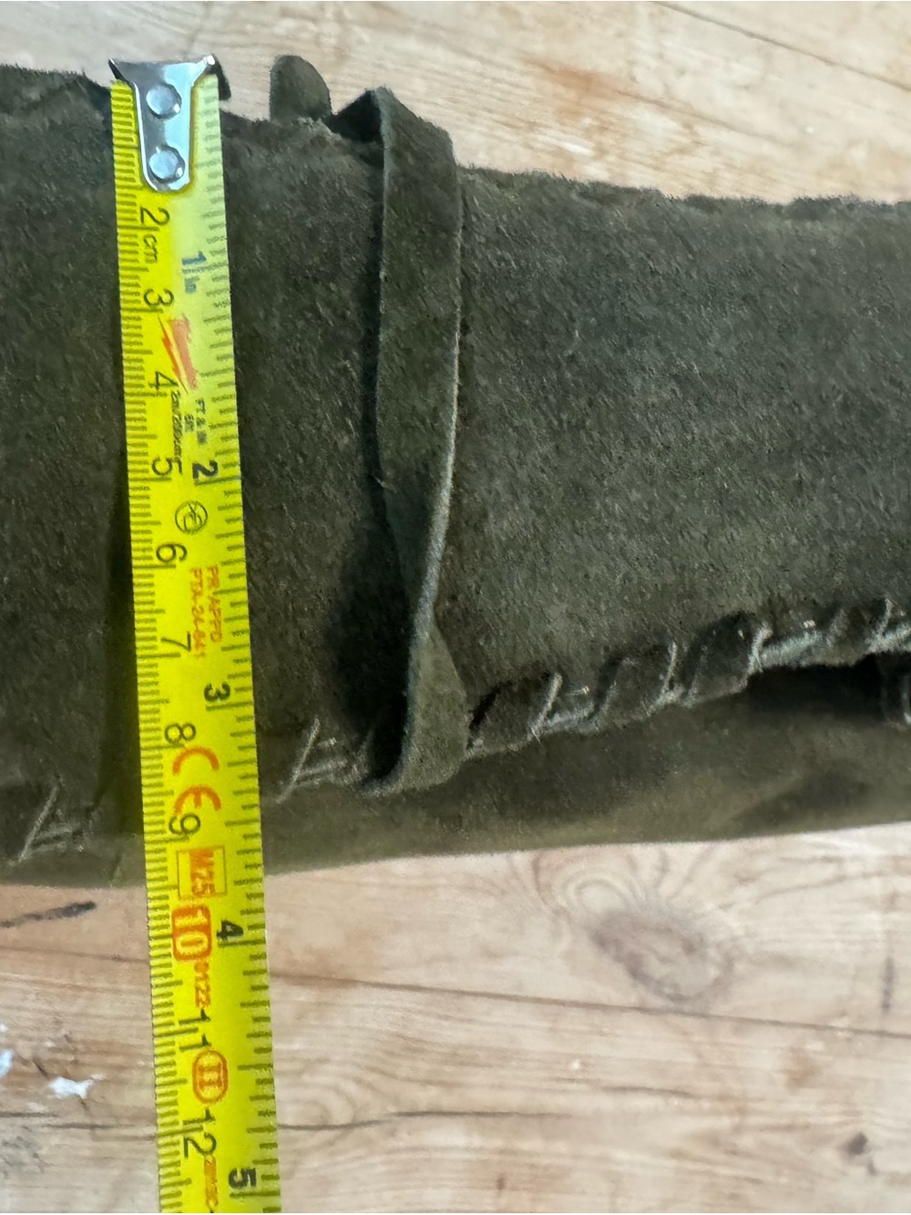 Haute Hippie Olive Green Braided Suede Shoulder Bag - Picture 12 of 16
